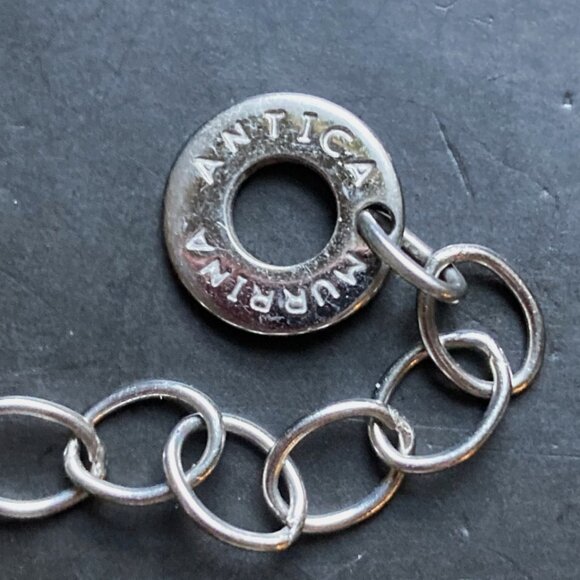 Bold & classy signed Murano glass bracelet - Picture 4 of 4